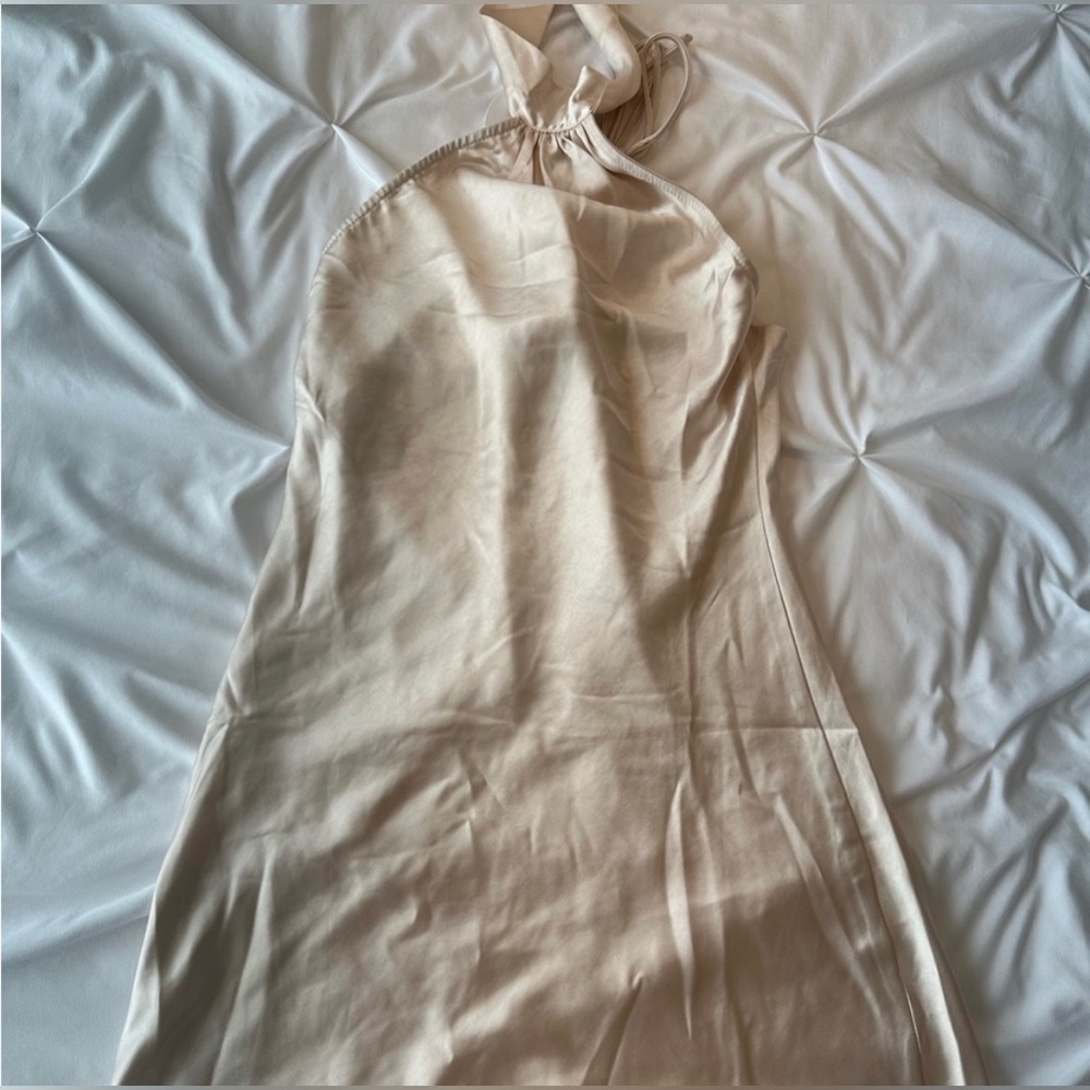 Princess polly judy mini dress champange